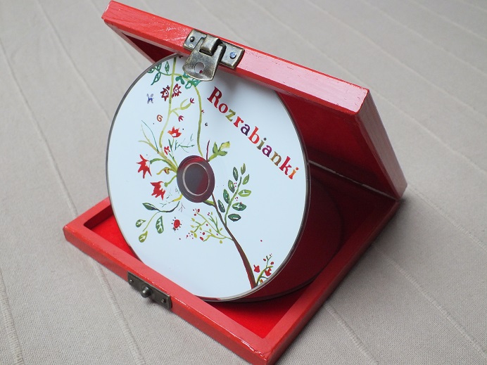 pudełko na CD czerwony kapturek 2